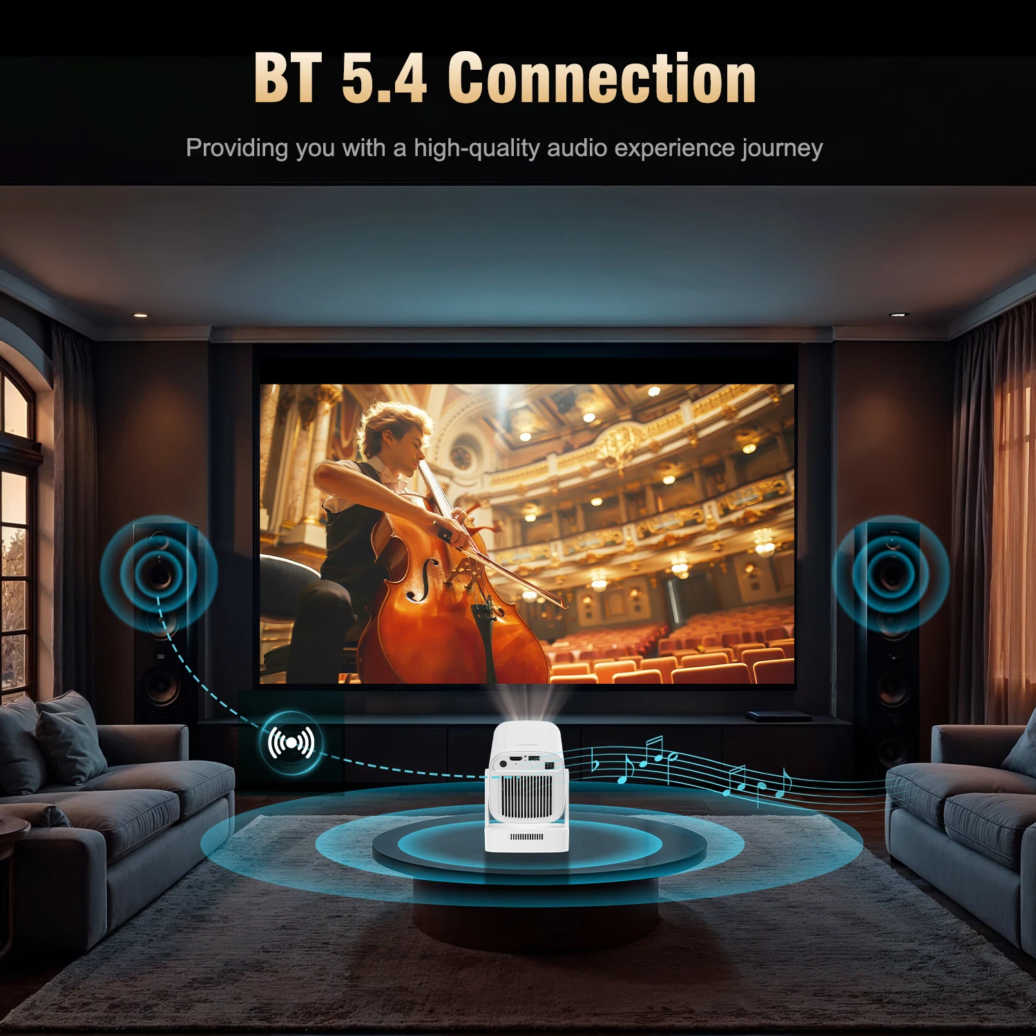 Magcubic HY310 Mini Projector Auto Focus 4K Native 1080P 330ANSI Android11 5W Speaker Air Mouse Voice Assistant Upgrated HY300 Magcubic HY310 Mini Projector Auto Focus 4K Native 1080P 330ANSI Android11 5W Speaker Air Mouse Voice Assistant Upgrated HY300