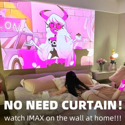 2025 New Ultra Clear Smart 5G Projector Home Ultra HD 1080P Bedroom Wall 180° Rotating HD Home Theater Mini 4K Projector - Image 2