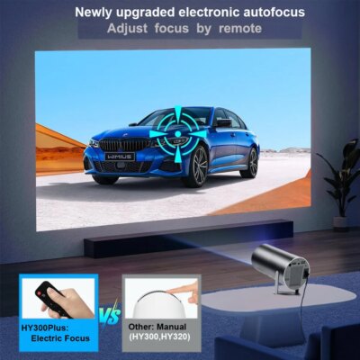 DITONG HY300 Plus HD Projector portatil 4K 1280x720P Android  LED Video Home Theater Cinema Phone mini Proyector Movie HY300 pro - Image 4