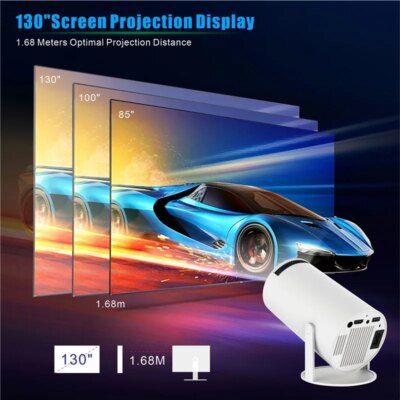 DITONG hy300 pro Projector 4K Android11 Dual Wifi6 260ANSI BT5.0 1080P 1280*720P HD Home Cinema Outdoor portable Projetor - Image 5