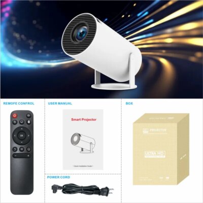 DITONG hy300 pro Projector 4K Android11 Dual Wifi6 260ANSI BT5.0 1080P 1280*720P HD Home Cinema Outdoor portable Projetor - Image 6