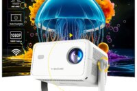 Magcubic Native 1080P 650ANSI 4K Android 11 L018 360° Projector With Auto Keystone Focus Air Mouse Wifi6 BT5.2 Portable Outdoor
