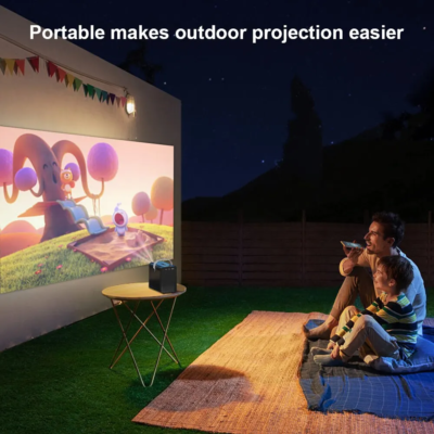 HONGTOP Android Smart Mini Projector 300ANSI Lumen Portable Projector 4K with WIFI Bluetooth 1080P Home Movie Theater Beamer - Image 4