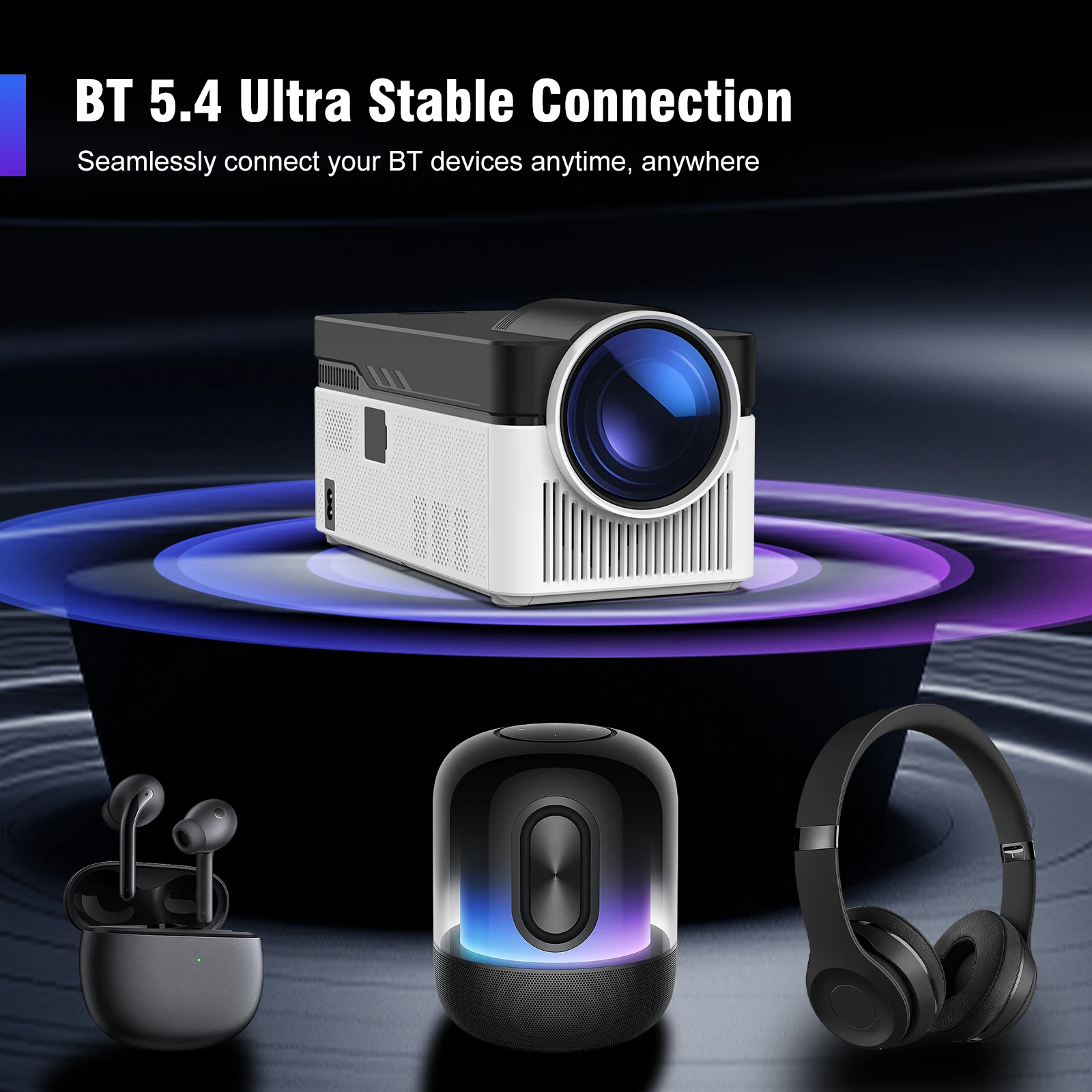 Magcubic Ultra Short Throw HY450 Projector with Auto Offset 8K 4K 1080P 900ANSI BT5.4 Electronic Focus WiFi6 AllwinnerH716 Voice Magcubic Ultra Short Throw HY450 Projector with Auto Offset 8K 4K 1080P 900ANSI BT5.4 Electronic Focus WiFi6 AllwinnerH716 Voice