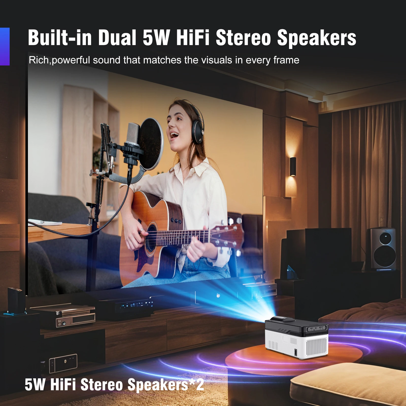 Magcubic Ultra Short Throw HY450 Projector with Auto Offset 8K 4K 1080P 900ANSI BT5.4 Electronic Focus WiFi6 AllwinnerH716 Voice Magcubic Ultra Short Throw HY450 Projector with Auto Offset 8K 4K 1080P 900ANSI BT5.4 Electronic Focus WiFi6 AllwinnerH716 Voice