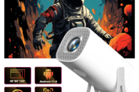 HONGTOP S40 Android 11 Mini Projector Support 4K 1080P 2.4G/5GWIFI BT5.0 Projector 1280*720P Home Cinema Portable Projector