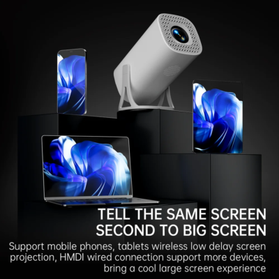 HONGTOP S40 Android 11 Mini Projector Support 4K 1080P 2.4G/5GWIFI BT5.0 Projector 1280*720P Home Cinema Portable Projector - Image 6