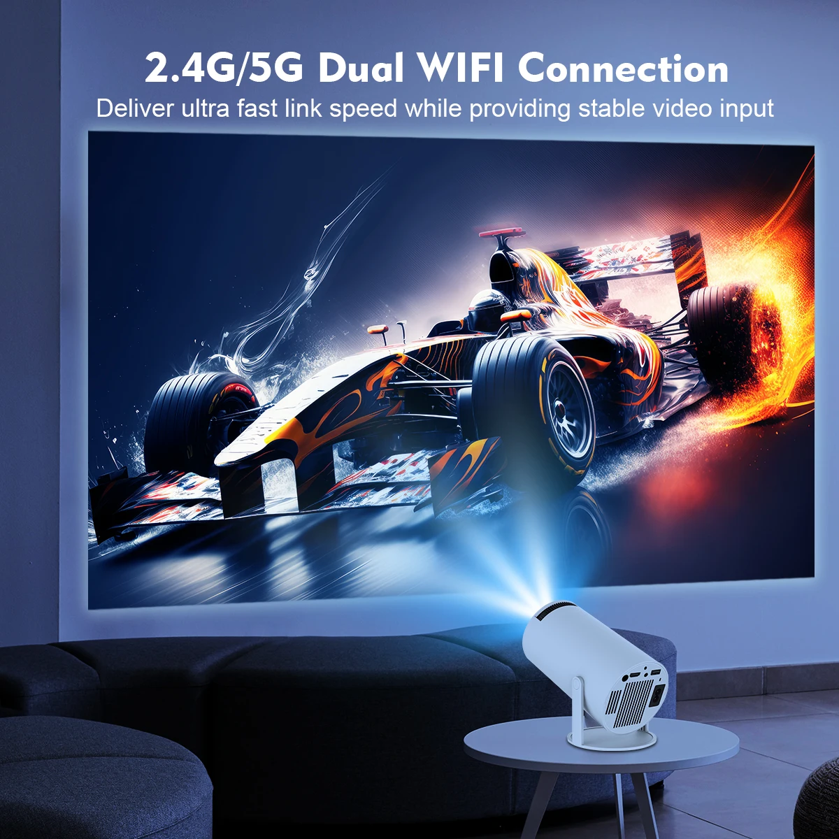 Magcubic Projector HY300 PRO 4K Android 11 Dual Wifi6 260ANSI Allwinner H713 BT5.0 1080P 1280*720P Home Cinema Outdoor Projetor Magcubic Projector HY300 PRO 4K Android 11 Dual Wifi6 260ANSI Allwinner H713 BT5.0 1080P 1280*720P Home Cinema Outdoor Projetor