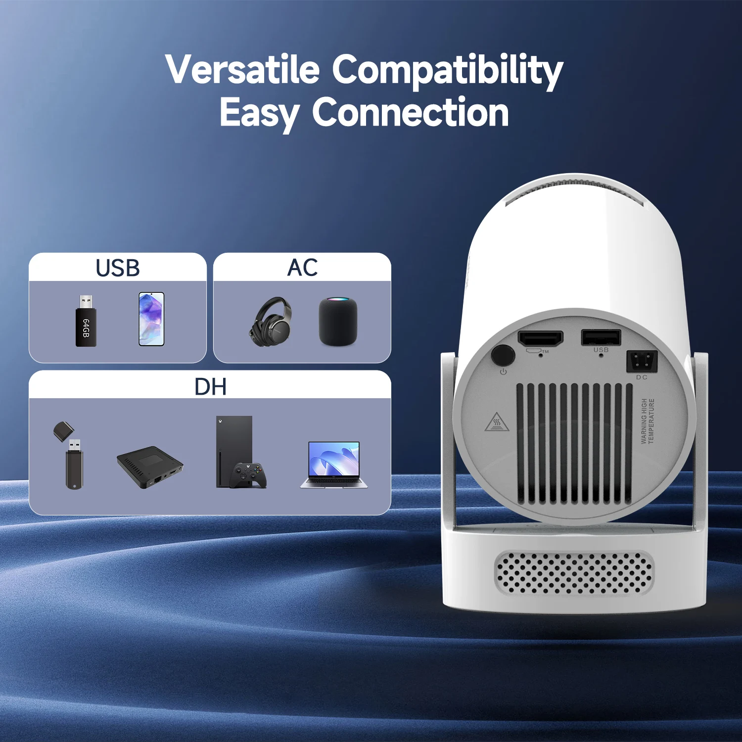Magcubic 4K Wifi6 Projector Android11 260 ANSI Dual WIFI Allwinner H713 BT5.0 1280*720P Home Cinema Outdoor portable HY300 Pro + Magcubic 4K Wifi6 Projector Android11 260 ANSI Dual WIFI Allwinner H713 BT5.0 1280*720P Home Cinema Outdoor portable HY300 Pro +