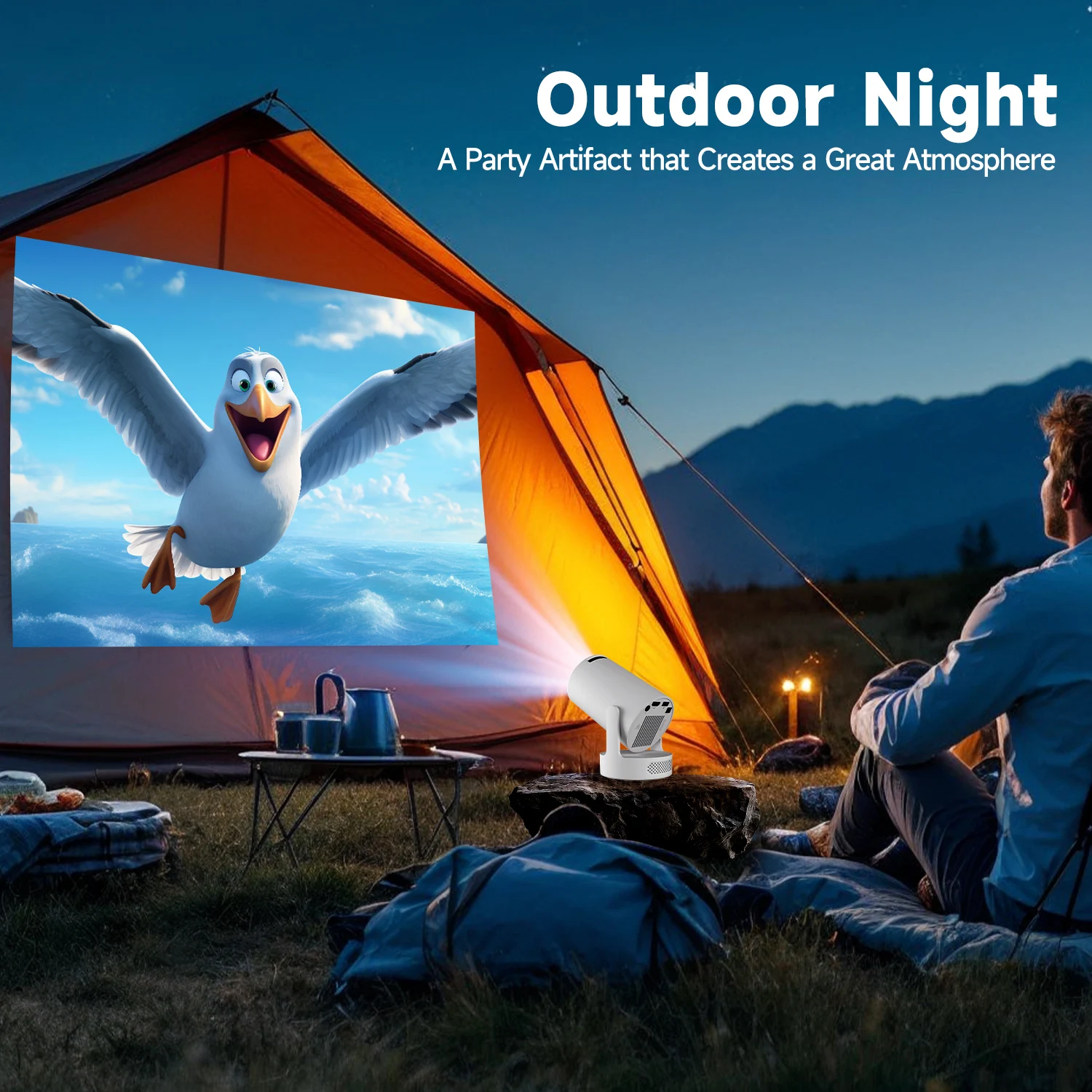 Magcubic 4K Wifi6 Projector Android11 260 ANSI Dual WIFI Allwinner H713 BT5.0 1280*720P Home Cinema Outdoor portable HY300 Pro + Magcubic 4K Wifi6 Projector Android11 260 ANSI Dual WIFI Allwinner H713 BT5.0 1280*720P Home Cinema Outdoor portable HY300 Pro +