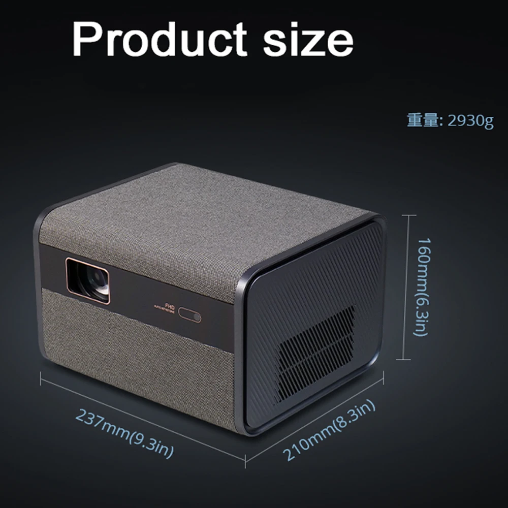 2025 NEW DITONG J10 projector 1920 * 1080P autofocus 4k HD video outdoor mobile phone Android smart home theater LED projector