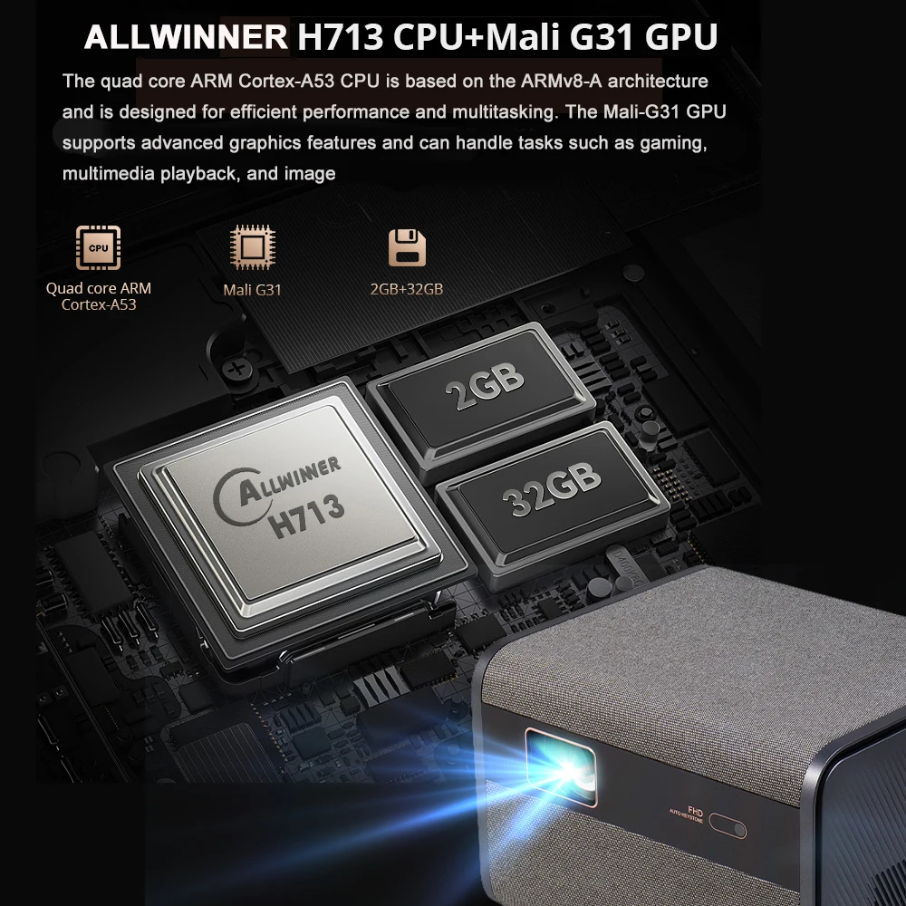 2025 NEW DITONG J10 projector 1920 * 1080P autofocus 4k HD video outdoor mobile phone Android smart home theater LED projector