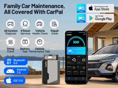 TOPDON Carpal OBD2 Scanner for Car All System Diagnostic Tool Vehicle Health Check Smog Check Battery Test IOS Android  BT 5.0 - Image 2