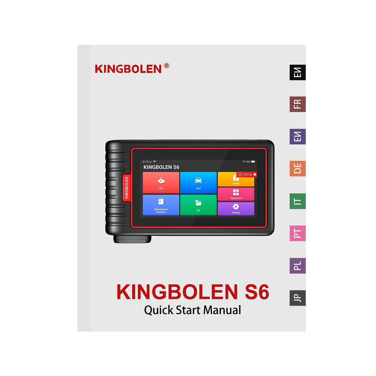 KINGBOLEN S6 OBD Automotive Scanner Bluetooth All System Car Diagnostic Tools 28 Resets IMMO/BMS/TPMS/ABS Bleeding Lifetime Free KINGBOLEN S6 OBD Automotive Scanner Bluetooth All System Car Diagnostic Tools 28 Resets IMMO/BMS/TPMS/ABS Bleeding Lifetime Free