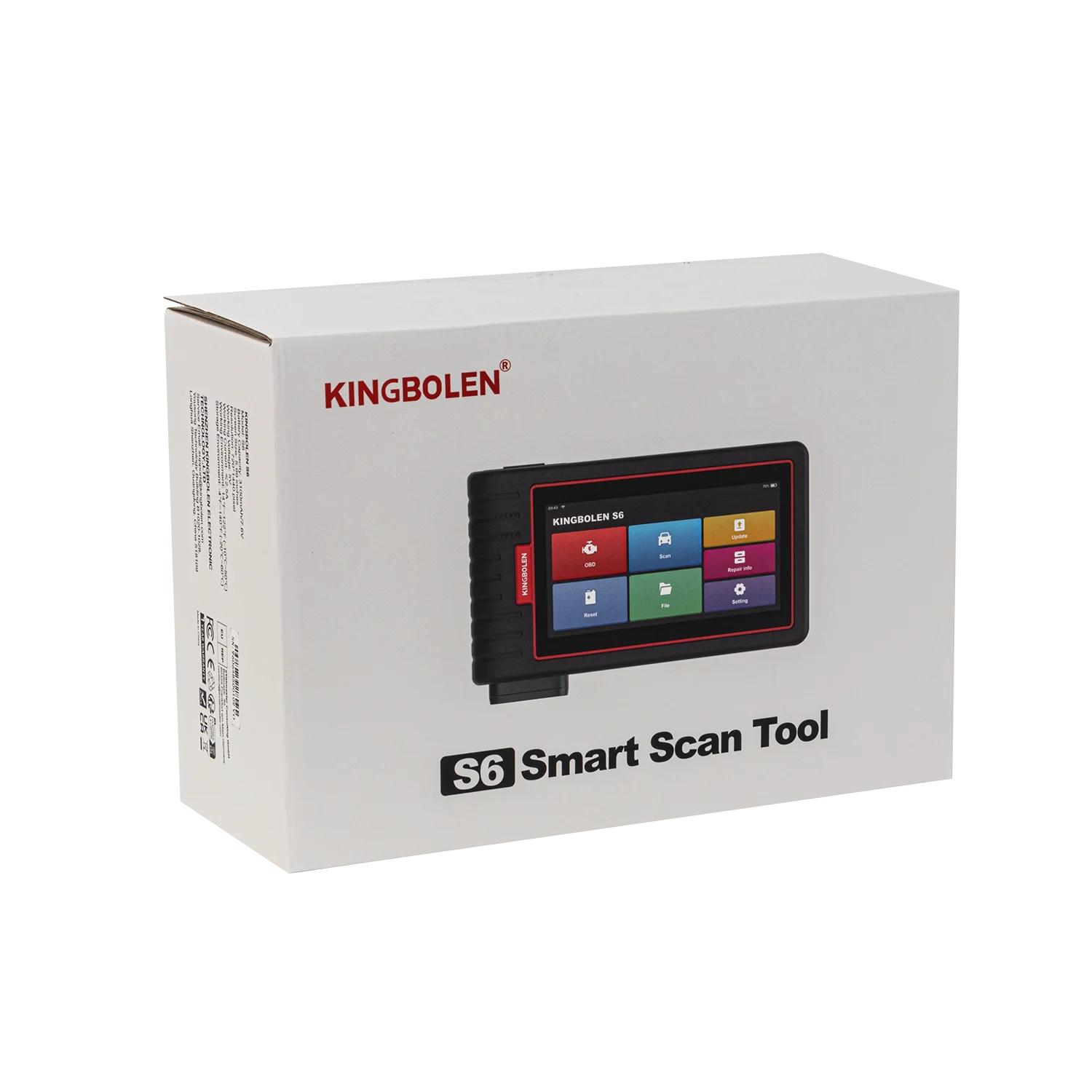 KINGBOLEN S6 OBD Automotive Scanner Bluetooth All System Car Diagnostic Tools 28 Resets IMMO/BMS/TPMS/ABS Bleeding Lifetime Free KINGBOLEN S6 OBD Automotive Scanner Bluetooth All System Car Diagnostic Tools 28 Resets IMMO/BMS/TPMS/ABS Bleeding Lifetime Free