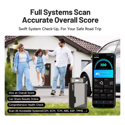 TOPDON Carpal OBD2 Scanner Bluetooth for Car All System Diagnostic Tool iOS Android Vehicle Health Check 6 Reset Services - Image 4
