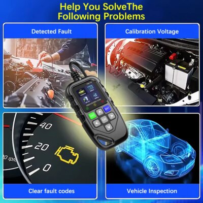 OBD2 Code Reader YM119 Work for all cars Read Vehicle Information OBDII Scanner Car Auto Diagnostic Tool Multi-language - Image 6