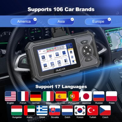 MUCAR CDE900 Pro Obd2 Scanner Auto Car Diagnostic Tools Scanner Automotive OBD Tool Code Reader 28 Reset Full System Diagnosis - Image 6