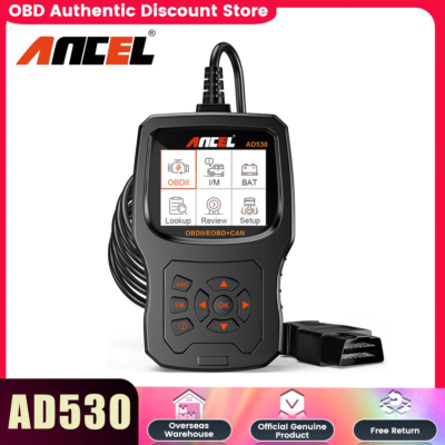 2025 ANCLE AD530 OBD2 Car Code Reader Scanner Professional Automotive Battery Tester Check Engine Diagnostic Scan Tool