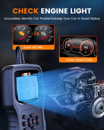 2025 ANCLE AD530 OBD2 Car Code Reader Scanner Professional Automotive Battery Tester Check Engine Diagnostic Scan Tool - Image 3
