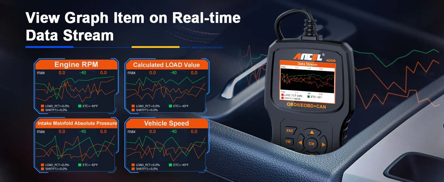 2025 ANCLE AD530 OBD2 Car Code Reader Scanner Professional Automotive Battery Tester Check Engine Diagnostic Scan Tool 2025 ANCLE AD530 OBD2 Car Code Reader Scanner Professional Automotive Battery Tester Check Engine Diagnostic Scan Tool