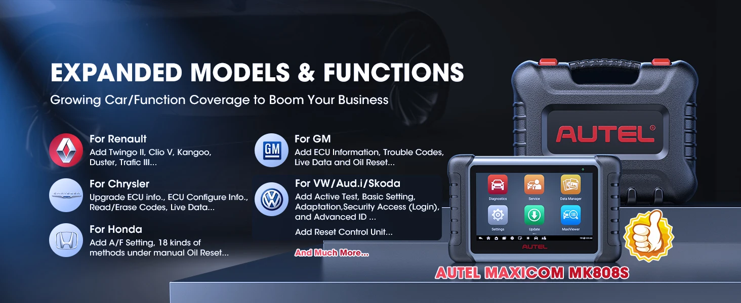 Autel MaxiCOM MK808S OBD2 Scanner Automotivo Car Diagnostic Tool OBD 2 Scanner Active Test Code Reader Key Coding Tool Autel MaxiCOM MK808S OBD2 Scanner Automotivo Car Diagnostic Tool OBD 2 Scanner Active Test Code Reader Key Coding Tool