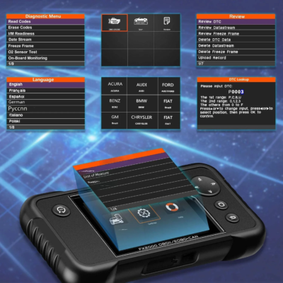 ANCEL FX2000 OBD2 Car Scanner Code Reader ABS SRS Airbag Transmission Engine System Diagnostic Automotive Tools Free Update - Image 2