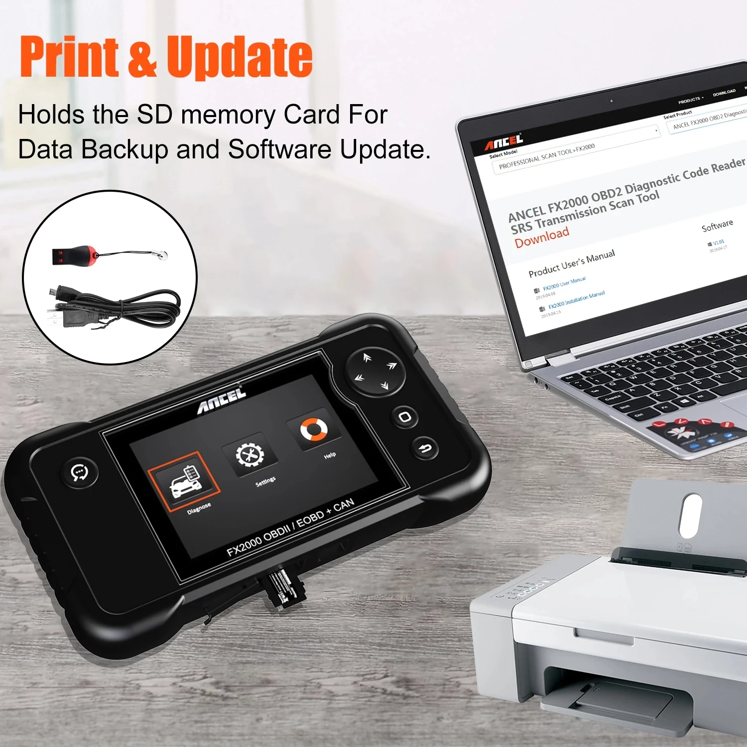 ANCEL FX2000 OBD2 Car Scanner Code Reader ABS SRS Airbag Transmission Engine System Diagnostic Automotive Tools Free Update ANCEL FX2000 OBD2 Car Scanner Code Reader ABS SRS Airbag Transmission Engine System Diagnostic Automotive Tools Free Update
