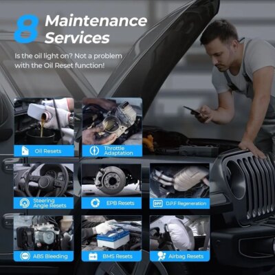TOPDON TopScan Lite Scanner Smart Diagnostic Tool DTC Repair Guide Bluetooth OBD2 code reader Full System Active Test - Image 2