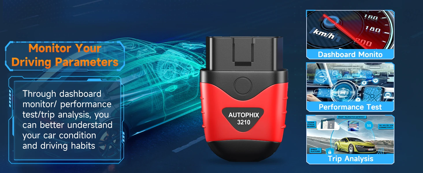 AUTOPHIX 3210 Bluetooth OBD2 Scanner Full OBD2 Code Reader Check BAT Engine ODB OBD 2 Auto Scan Tools for iPhone, iPad & Android AUTOPHIX 3210 Bluetooth OBD2 Scanner Full OBD2 Code Reader Check BAT Engine ODB OBD 2 Auto Scan Tools for iPhone, iPad & Android