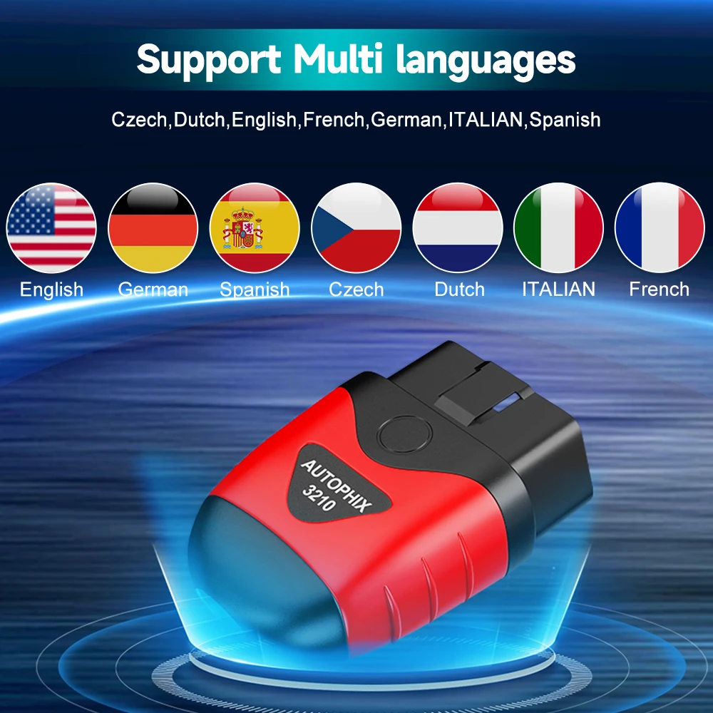 AUTOPHIX 3210 Bluetooth OBD2 Scanner Full OBD2 Code Reader Check BAT Engine ODB OBD 2 Auto Scan Tools for iPhone, iPad & Android AUTOPHIX 3210 Bluetooth OBD2 Scanner Full OBD2 Code Reader Check BAT Engine ODB OBD 2 Auto Scan Tools for iPhone, iPad & Android