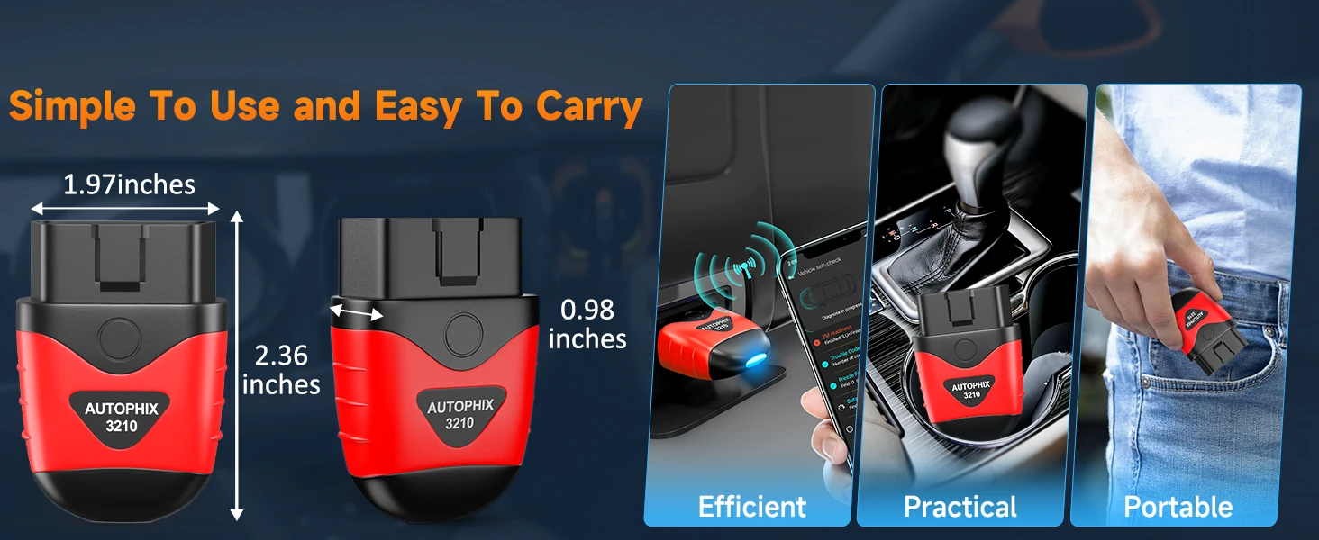 AUTOPHIX 3210 Bluetooth OBD2 Scanner Full OBD2 Code Reader Check BAT Engine ODB OBD 2 Auto Scan Tools for iPhone, iPad & Android AUTOPHIX 3210 Bluetooth OBD2 Scanner Full OBD2 Code Reader Check BAT Engine ODB OBD 2 Auto Scan Tools for iPhone, iPad & Android