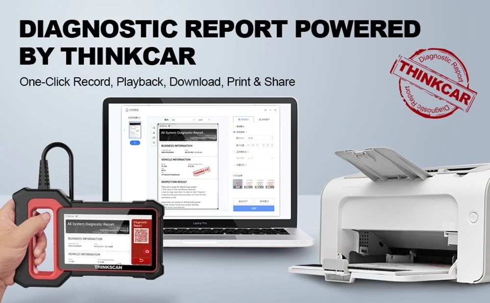 THINKCAR THINKSCAN PLUS S4 S7 ABS SRS ECM System Car Diagnostic Tools OBD2 Auto Scanner OBD 2 Code Coder Reader Free Update