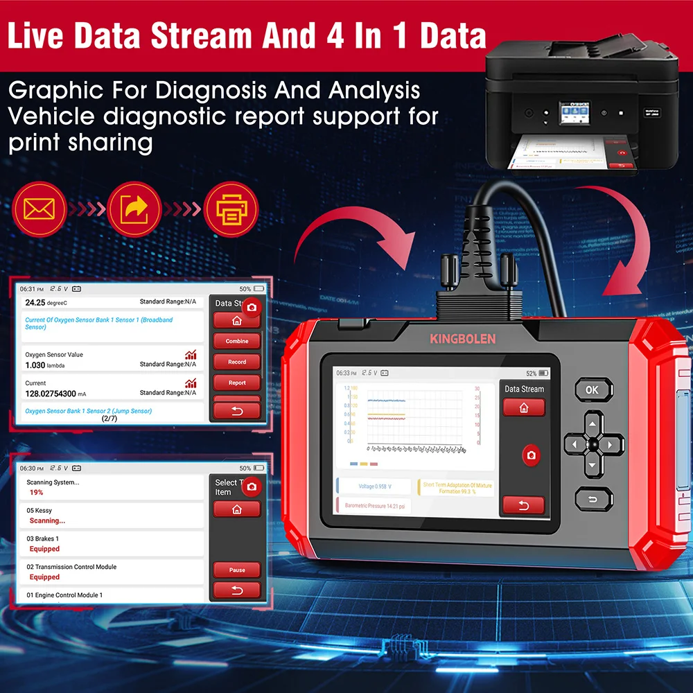 KINGBOLEN S600 Lifetime Free Car Diagnostic Tools ABS SRS ECM TCM 4 systems 8 Resets Auto OBD Scanner pk LAUNCH X-431 THINKSCAN KINGBOLEN S600 Lifetime Free Car Diagnostic Tools ABS SRS ECM TCM 4 systems 8 Resets Auto OBD Scanner pk LAUNCH X-431 THINKSCAN