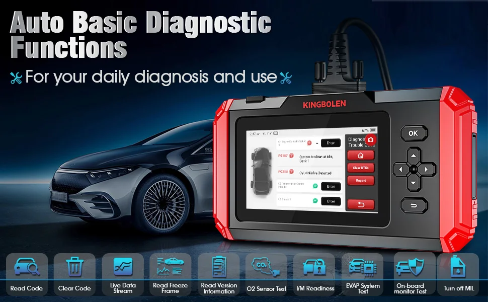 KINGBOLEN S600 Lifetime Free Car Diagnostic Tools ABS SRS ECM TCM 4 systems 8 Resets Auto OBD Scanner pk LAUNCH X-431 THINKSCAN KINGBOLEN S600 Lifetime Free Car Diagnostic Tools ABS SRS ECM TCM 4 systems 8 Resets Auto OBD Scanner pk LAUNCH X-431 THINKSCAN