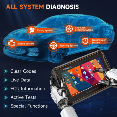 FOXWELL GT60 OBD2 Diagnostic Tool Full System Active Test Car Code Reader 24 Reset Service Professional OBD 2 Automotive Scanner - Image 4