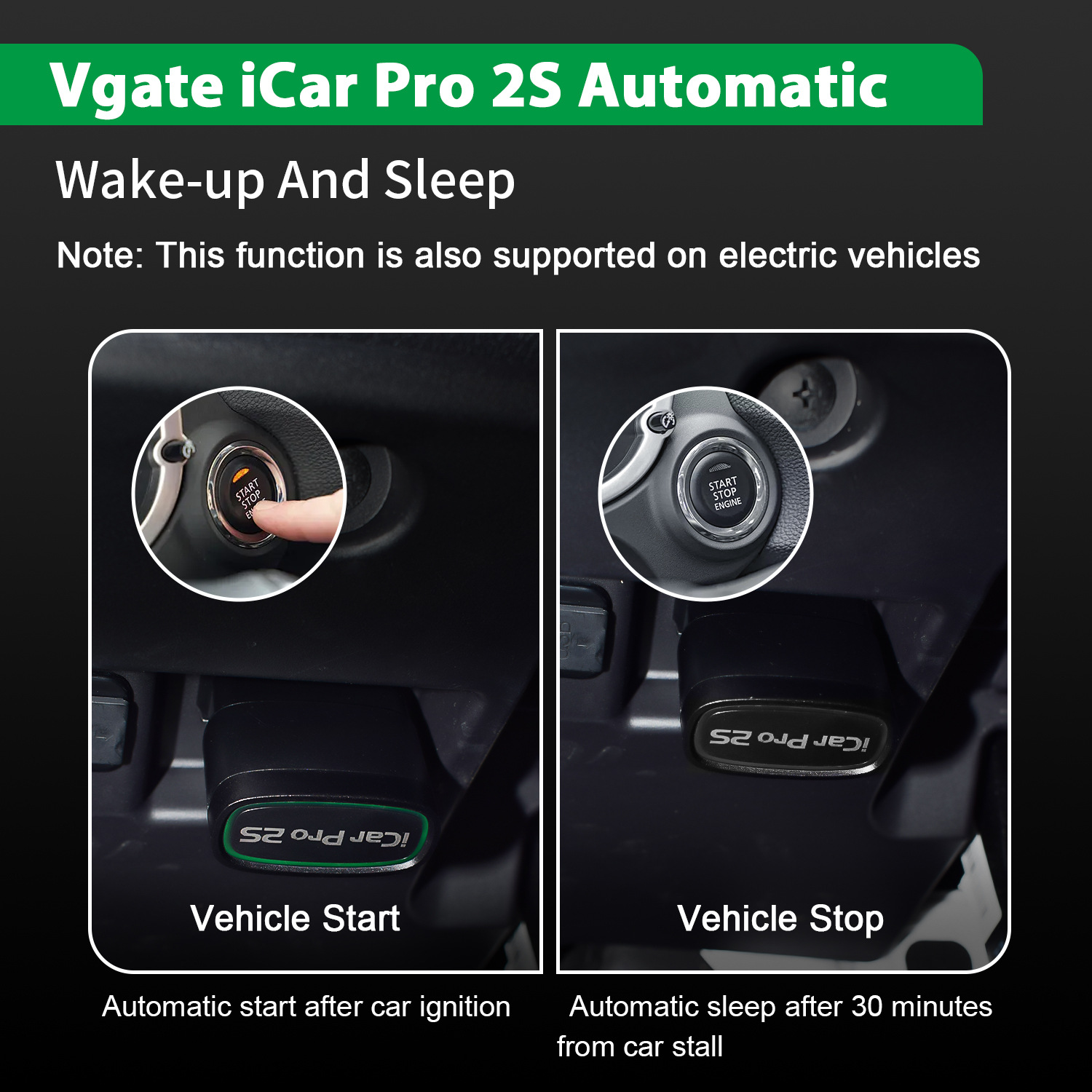 New Vgate iCar Pro 2S ELM327 Bluetooth 5.3 for Android/IOS/PC OBD2 Car Diagnostic Tool elm 327 Upgraded OBD 2 V2.3 Auto Scanner