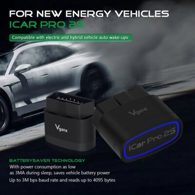 New Vgate iCar Pro 2S ELM327 Bluetooth 5.3 for Android/IOS/PC OBD2 Car Diagnostic Tool elm 327 Upgraded OBD 2 V2.3 Auto Scanner - Image 4