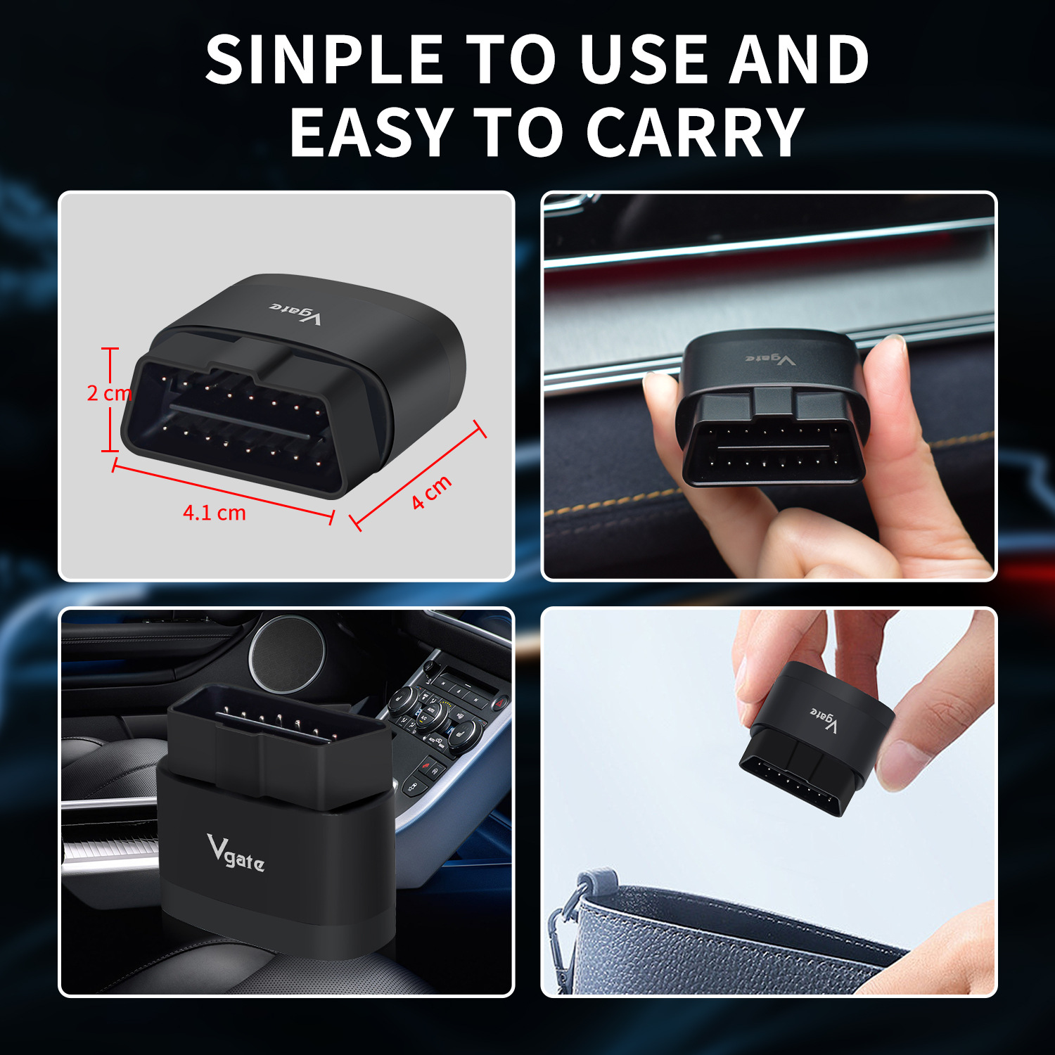 New Vgate iCar Pro 2S ELM327 Bluetooth 5.3 for Android/IOS/PC OBD2 Car Diagnostic Tool elm 327 Upgraded OBD 2 V2.3 Auto Scanner
