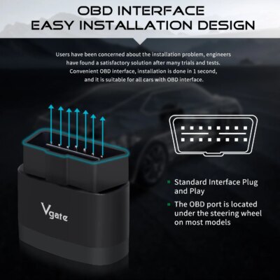 New Vgate iCar Pro 2S ELM327 Bluetooth 5.3 for Android/IOS/PC OBD2 Car Diagnostic Tool elm 327 Upgraded OBD 2 V2.3 Auto Scanner - Image 3
