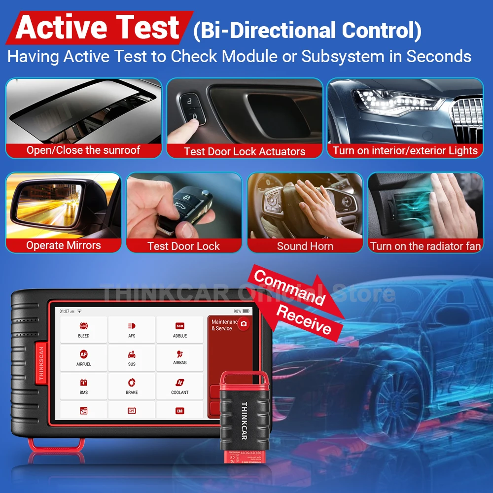 Thinkcar Thinkscan Max2 OBD2 Scanner Professional Full System 28 Reset OBD2 Diagnostic Tool Car Scanner ECU Coding OBD Thinkcar Thinkscan Max2 OBD2 Scanner Professional Full System 28 Reset OBD2 Diagnostic Tool Car Scanner ECU Coding OBD