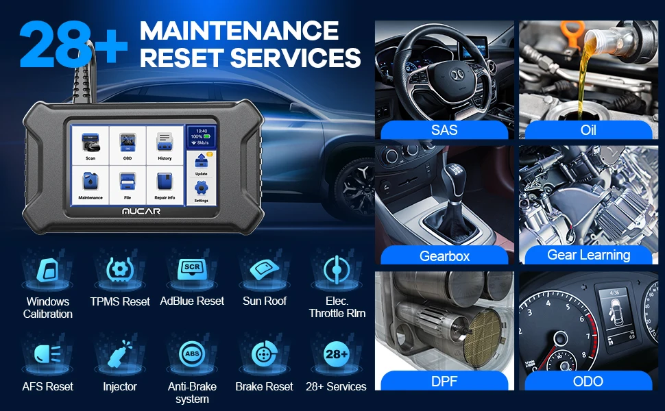 MUCAR CS90 OBD2 Diagnostic Tool Auto obd 2 Scanner Scan Tool 28 Reset Maintenance Service Lifetime Update Free for All Car MUCAR CS90 OBD2 Diagnostic Tool Auto obd 2 Scanner Scan Tool 28 Reset Maintenance Service Lifetime Update Free for All Car