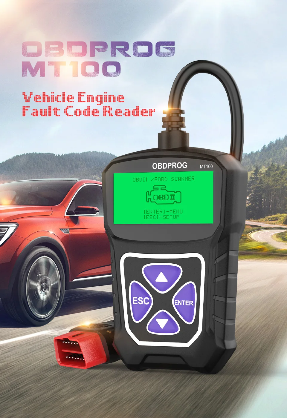 OBDPROG MT100 OBD2 Automotive Scanner Professional Auto Engine Analyzer Code Reader ODB OBD 2 Car Diagnostic Tools Free Update OBDPROG MT100 OBD2 Automotive Scanner Professional Auto Engine Analyzer Code Reader ODB OBD 2 Car Diagnostic Tools Free Update