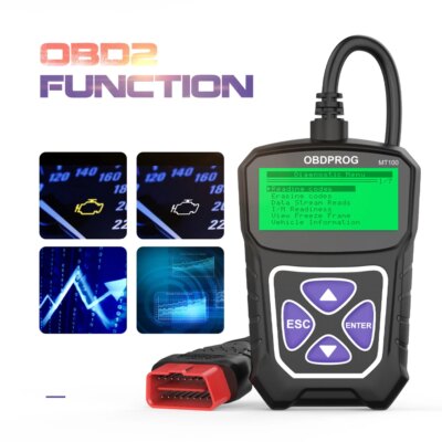OBDPROG MT100 OBD2 Automotive Scanner Professional Auto Engine Analyzer Code Reader ODB OBD 2 Car Diagnostic Tools Free Update - Image 4