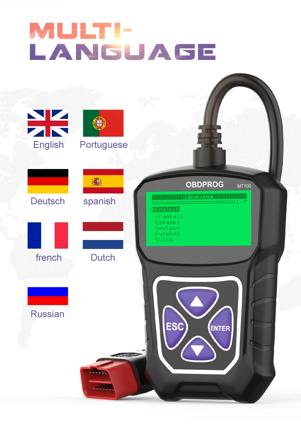 OBDPROG MT100 OBD2 Automotive Scanner Professional Auto Engine Analyzer Code Reader ODB OBD 2 Car Diagnostic Tools Free Update OBDPROG MT100 OBD2 Automotive Scanner Professional Auto Engine Analyzer Code Reader ODB OBD 2 Car Diagnostic Tools Free Update