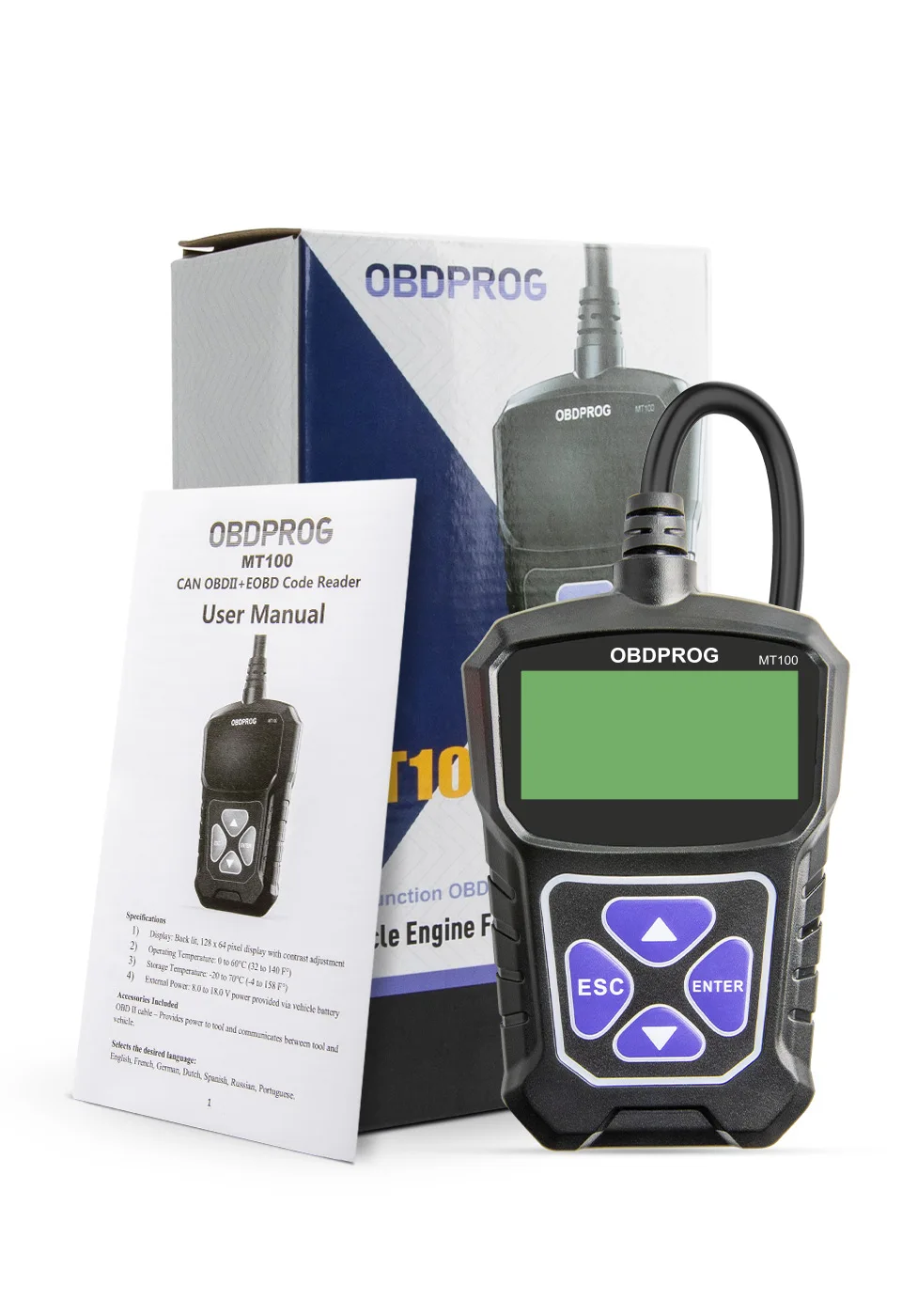 OBDPROG MT100 OBD2 Automotive Scanner Professional Auto Engine Analyzer Code Reader ODB OBD 2 Car Diagnostic Tools Free Update OBDPROG MT100 OBD2 Automotive Scanner Professional Auto Engine Analyzer Code Reader ODB OBD 2 Car Diagnostic Tools Free Update