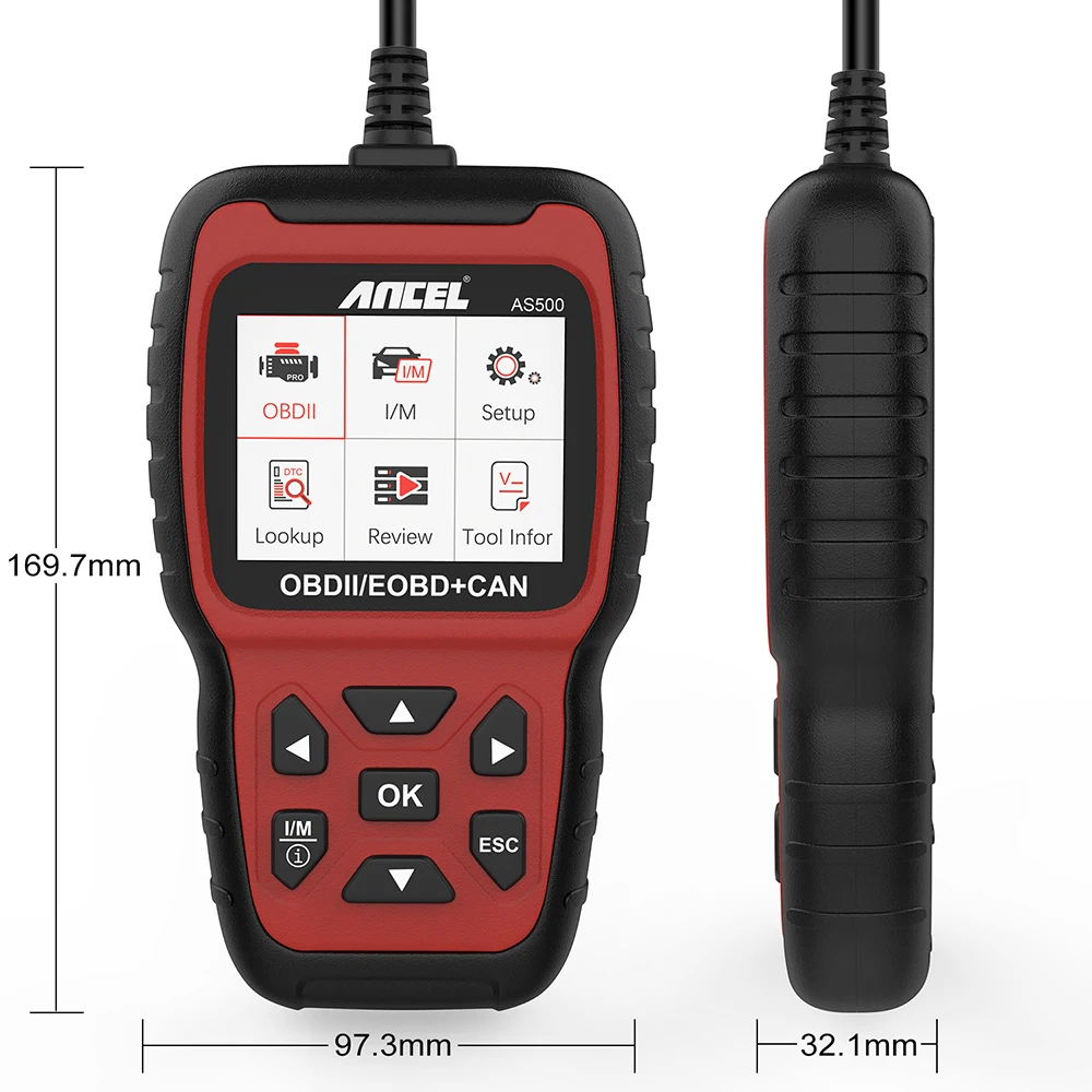 Ancel AS500 Car OBD2 Scanner Automotive Code Reader Engine Check Free Update OBD OBD2 Automotive Scanner Car Diagnostic Tool Ancel AS500 Car OBD2 Scanner Automotive Code Reader Engine Check Free Update OBD OBD2 Automotive Scanner Car Diagnostic Tool