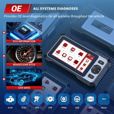 ANCEL FX6100 OBD2 Car Scanner All System Diagnostic DPF Regen ABS A/F EPB SAS Oil Airbag 15 Reset Active Test OBD Auto Scan Tool - Image 5