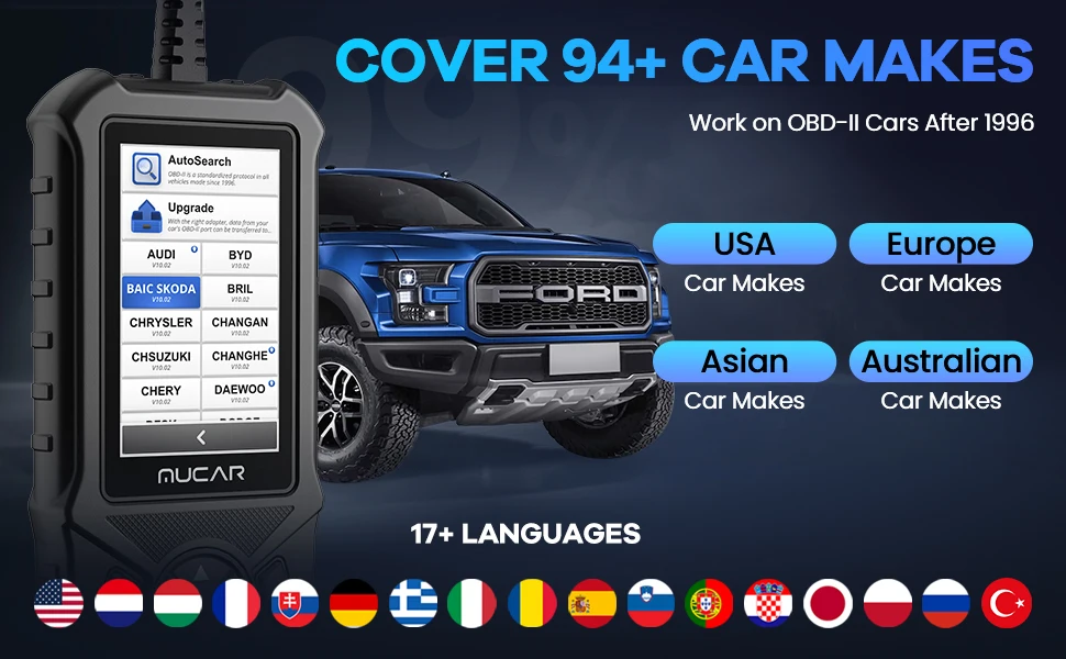 MUCAR DE900/MUCAR cde900 Pro OBD2 Diagnostic Tool Auto Scanner for allc ars MUCAR DE900/MUCAR cde900 Pro OBD2 Diagnostic Tool Auto Scanner for allc ars