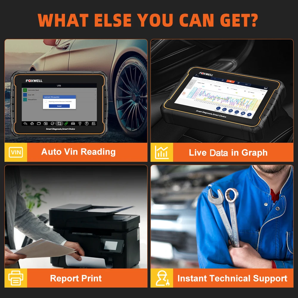 FOXWELL GT60 OBD2 Diagnostic Tool Full System Active Test Car Code Reader 24 Reset Service Professional OBD 2 Automotive Scanner FOXWELL GT60 OBD2 Diagnostic Tool Full System Active Test Car Code Reader 24 Reset Service Professional OBD 2 Automotive Scanner